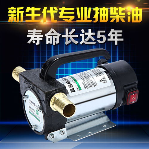 正反12v24v220v伏電動柴油抽油器抽油泵自吸泵抽油機柴油泵加油機