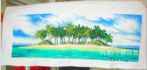 自然藝術(shù) 廠家直供天堂鳥十字繡成品的意象之美與定價(jià)邏輯